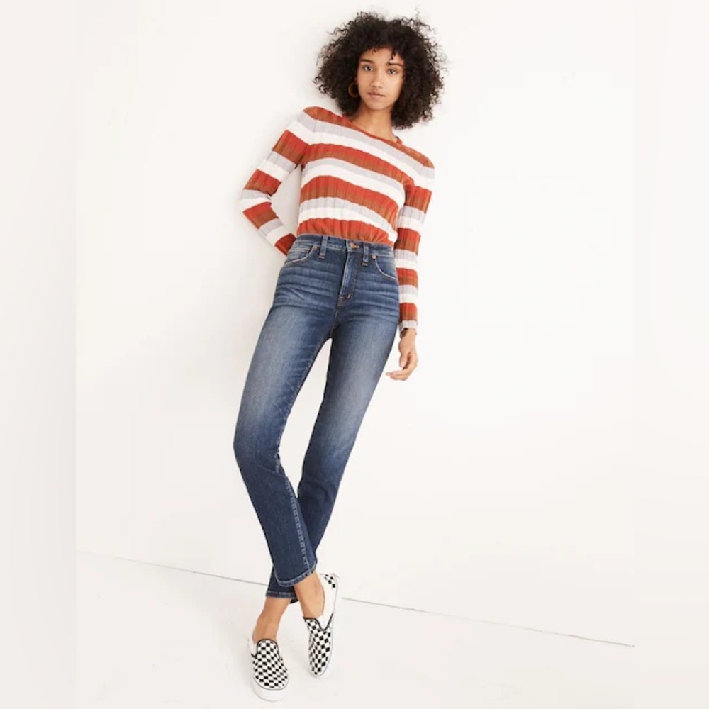 NWT Madewell Slim Straight Jeans in Hammond Wash SZ 23